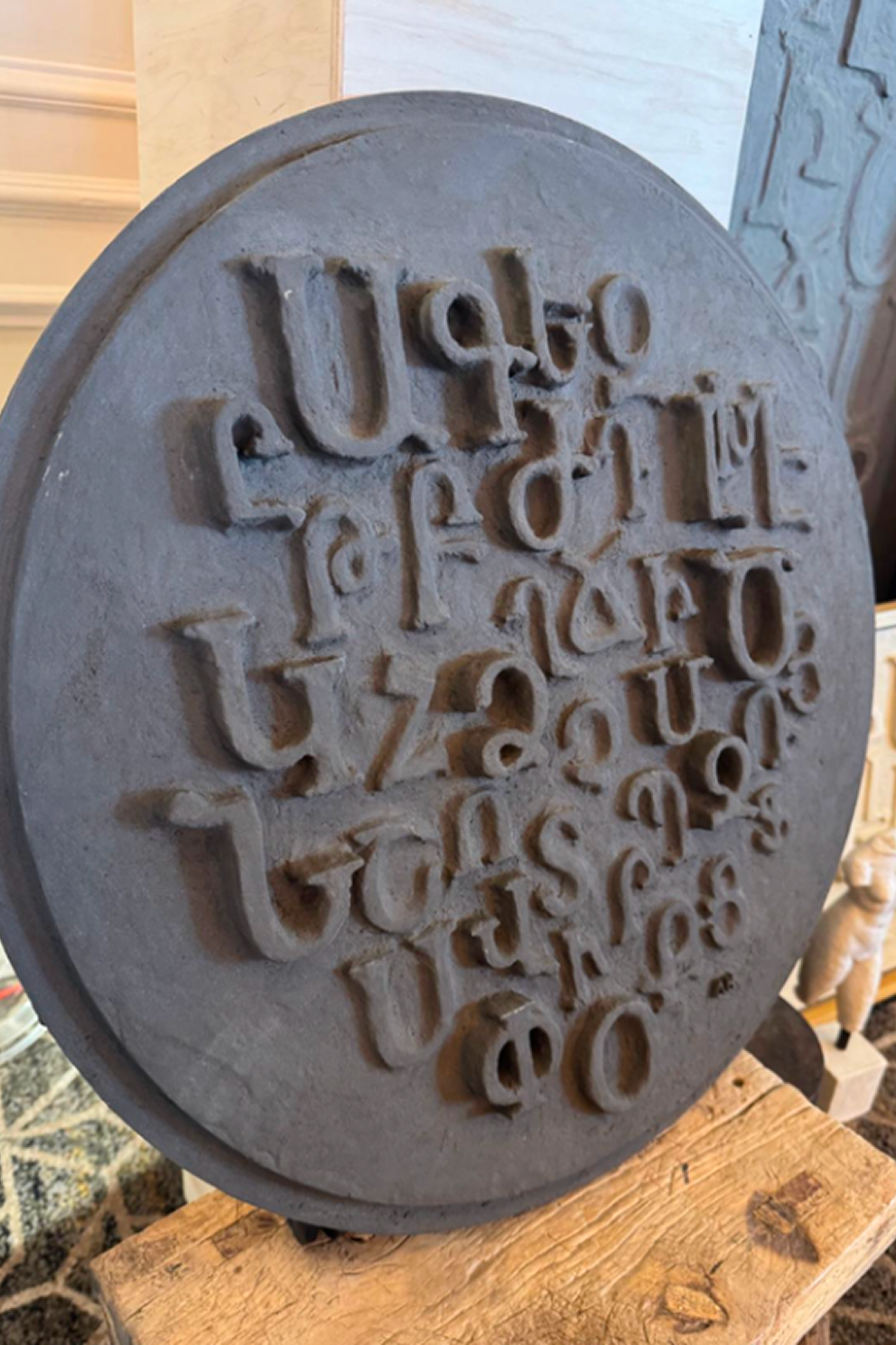 Eden Alphabet Organic - Circle of Eden 42" x 42"