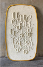 Eden Alphabet Curved - Oblong Large 48" x 79"