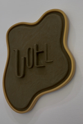 Eden Alphabet Curved - Personalized Names 24" x 18"
